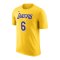 Nike LA Lakers James T-Shirt Gelb F745 - gelb