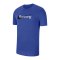 Nike Dri-FIT T-Shirt Running Blau Schwarz F481 - blau