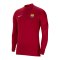 Nike FC Barcelona Drill Top Sweatshirt Rot F621 - rot