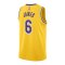 Nike LA Lakers LeBron James 6 Trikot 2020 F738 - gelb