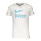 Nike FC Barcelona Swoosh T-Shirt Kids Weiss F133 - weiss