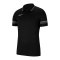 Nike Academy 21 Poloshirt Schwarz Weiss F014 - schwarz