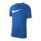 Nike Park 20 Swoosh T-Shirt Kids Blau Weiss F463 - blau