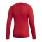 adidas Alphaskin Sport Shirt Longsleeve Rot - rot