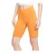 Nike Essential Biker Short Damen Orange Weiss F738 - orange