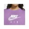 Nike Air Boyfriend T-Shirt Damen Lila Weiss F591 - lila