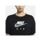 Nike Air Boyfriend T-Shirt Damen Schwarz F010 - schwarz