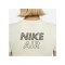 Nike Air Crop T-Shirt Damen Beige Schwarz F113 - beige