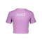 Nike Air Crop T-Shirt Damen Lila Weiss F591 - lila
