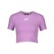Nike Air Crop T-Shirt Damen Lila Weiss F591 - lila