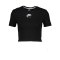 Nike Air Crop T-Shirt Damen Schwarz Weiss F010 - schwarz