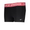 Nike 365 3IN Short Training Damen Schwarz F018 - schwarz