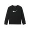 Nike Fleece Swoosh Sweatshirt Kids Schwarz F010 - schwarz