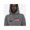 Nike Paris St. Germain Fleece Hoody Damen Grau F025 - grau