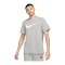Nike Swoosh T-Shirt Grau Weiss F063 - grau