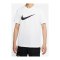 Nike Swoosh T-Shirt Weiss Schwarz F100 - weiss