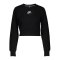 Nike Air Crew Fleece Sweatshirt Damen Schwarz F010 - schwarz