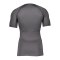 Nike Pro Shortsleeve Shirt Grau Schwarz F068 - grau