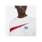 Nike Swoosh Fleece Sweatshirt Weiss Rot F100 - weiss