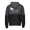 Nike Air Brushed-Back Fleece Kapuzenjacke F010 - schwarz