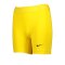 Nike Pro Strike Short Damen Gelb Schwarz F719 - gelb