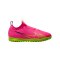 Nike Jr Air Zoom Mercurial Vapor XV Academy TF Luminous Kids Pink Gelb F605 - pink