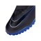 Nike Jr Air Zoom Mercurial Vapor XV Academy TF Shadow Kids Schwarz Silber Blau F040 - schwarz