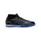 Nike Air Zoom Mercurial Superfly IX Academy TF Shadow Schwarz Silber Blau F040 - schwarz