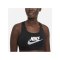 Nike Med-Sup Sport-BH (ungepolstert) Damen F010 - schwarz
