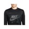Nike Air Polyknit Crew Sweatshirt Schwarz F010 - schwarz