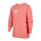 Nike French Terry Crew Sweatshirt Kids Pink F603 - pink