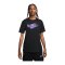Nike Swoosh T-Shirt Schwarz Blau F010 - schwarz