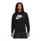 Nike Club Fleece Brushed Back Crew Sweatshirt F010 - schwarz