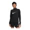 Nike Swoosh Sweatshirt Damen Schwarz F010 - schwarz