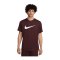 Nike Repeat T-Shirt Rot Weiss F652 - dunkelrot