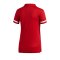adidas Team 19 Poloshirt Damen Rot Weiss - rot