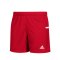 adidas Team 19 Knitted Short Damen Rot Weiss - rot