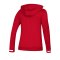 adidas Team 19 Kapuzensweatshirt Damen Rot - rot
