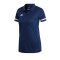 adidas Team 19 Poloshirt Damen Blau Weiss - blau