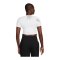 Nike Essential SLM Crop T-Shirt Damen Weiss F100 - weiss