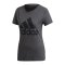 adidas Winners T-Shirt Damen Grau Schwarz - grau