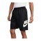 Nike Club Woven Short Schwarz Weiss F010 - schwarz