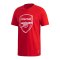 adidas FC Arsenal London DNA Graphic T-Shirt Rot - rot