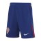 Nike Kroatien Short EM 2024 Kids Blau Rot Weiss F455 - blau