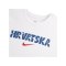 Nike Kroatien Crest T-Shirt EM 2024 Weiss Rot F100 - weiss