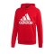 adidas MH BOS Hoody Rot Weiss - rot
