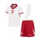 Nike Polen Minikit Home EM 2024 Kids Weiss Rot Rot F100 - weiss