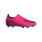 adidas X GHOSTED.3 FG J Kids Superspectral Pink Schwarz Orange - pink