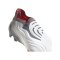 adidas COPA SENSE+ FG White Spark Weiss Grau Rot - weiss