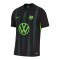 Nike VfL Wolfsburg Trikot Away 2024/2025 Schwarz Grün F010 - schwarz